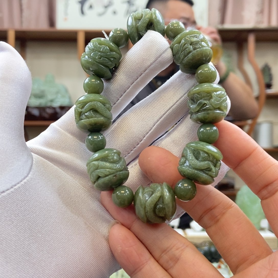 和田玉手串（多样性发一件）未镶嵌