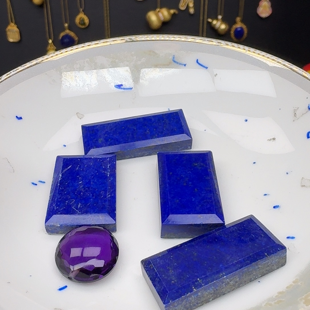 紫晶银S925镶嵌颈饰紫水晶925镶嵌142