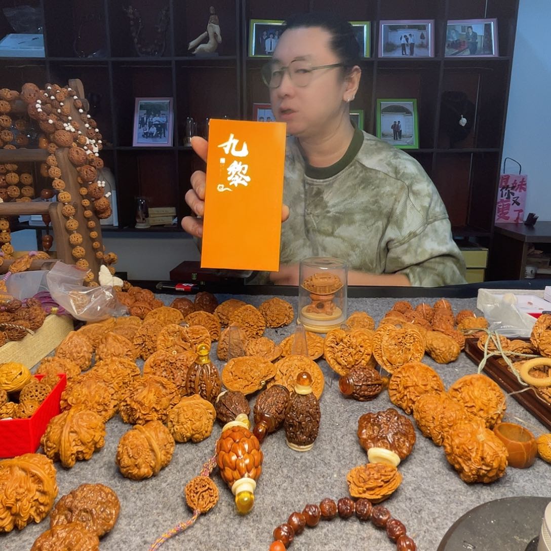 核桃手串/手链桃核雕刻