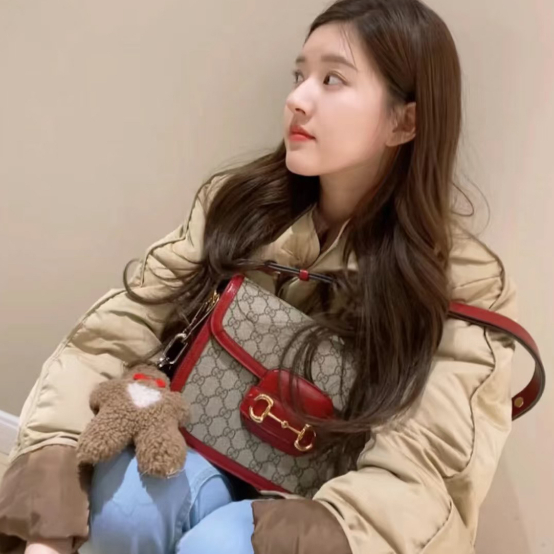 95新 GUCCI/古驰 古驰老花 红边 1955  973039