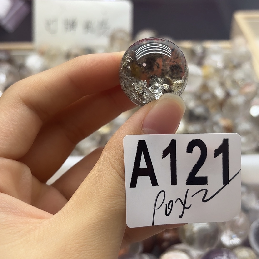 汤***圆未镶嵌珠宝半成品水晶121