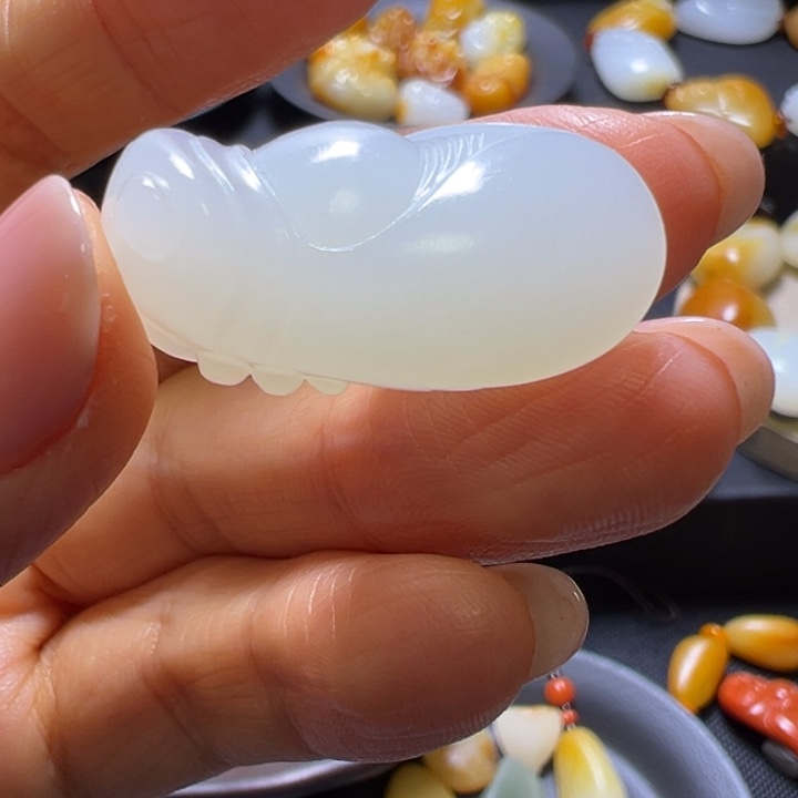 o***e和田玉（白玉）未镶嵌颈饰