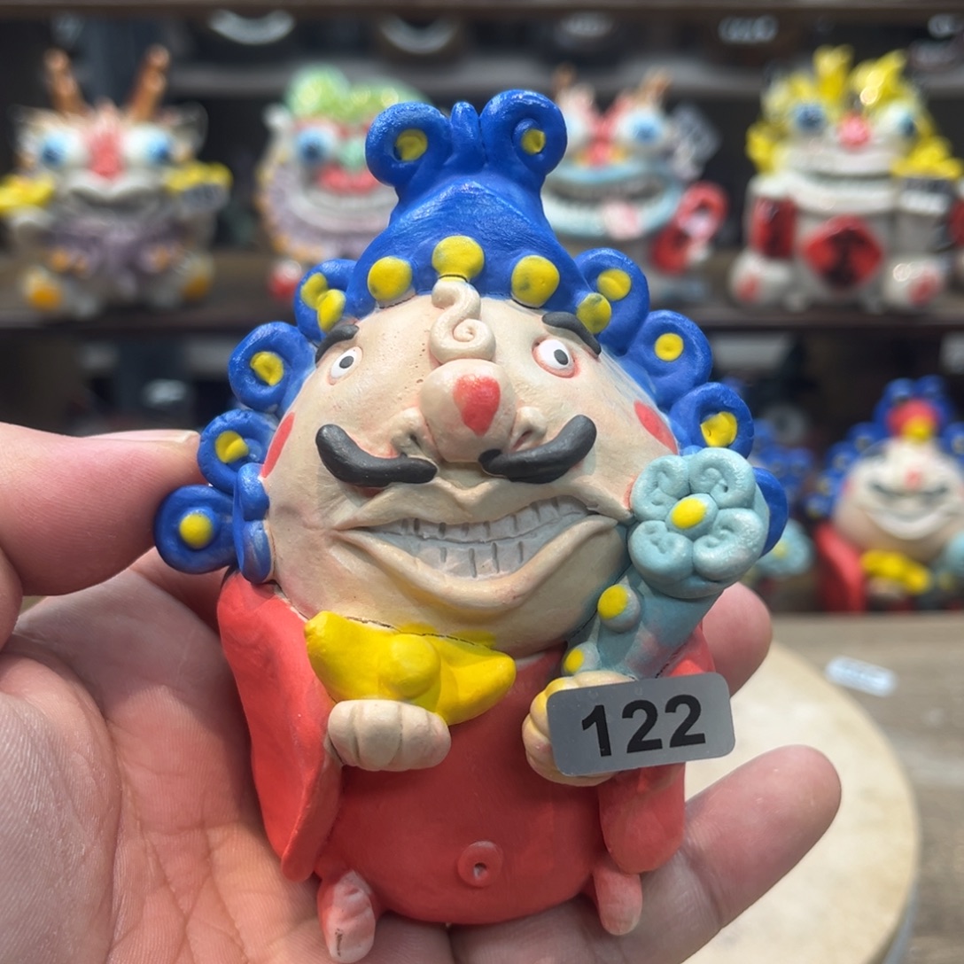 陶瓷纯手工抽象陶瓷摆件122