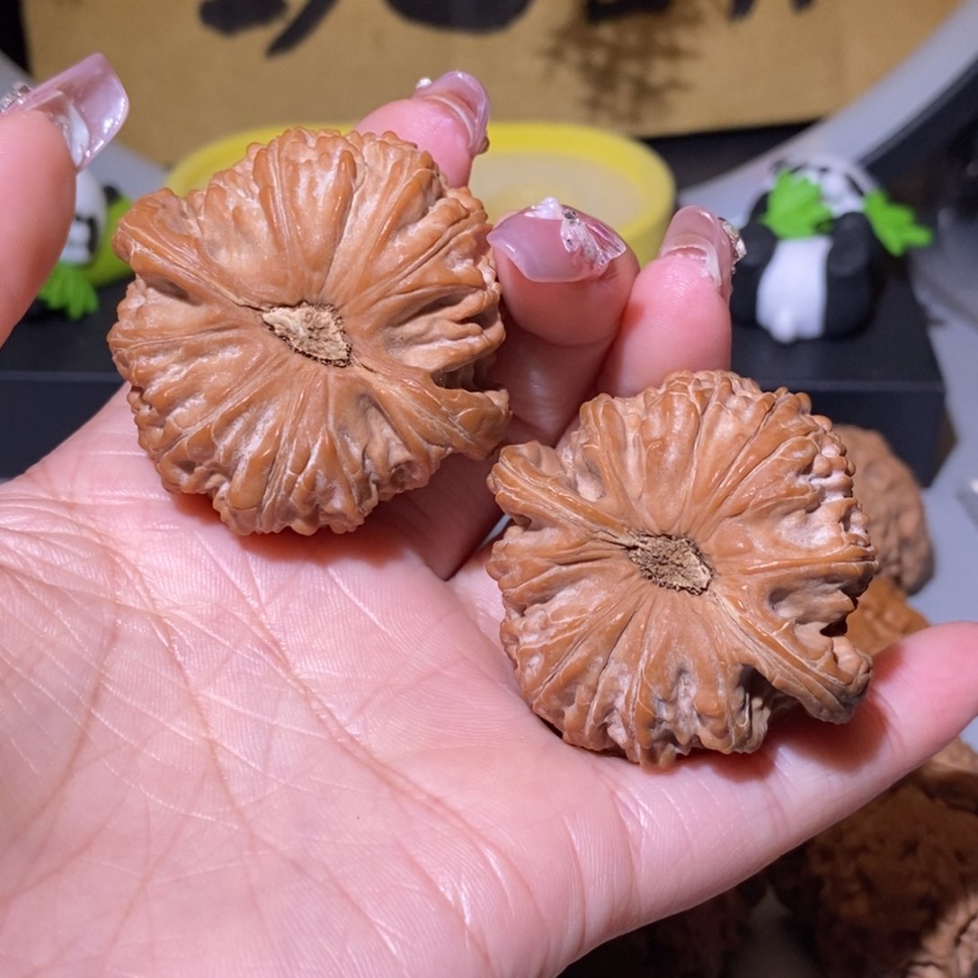 核桃手串/手链46尺闷白