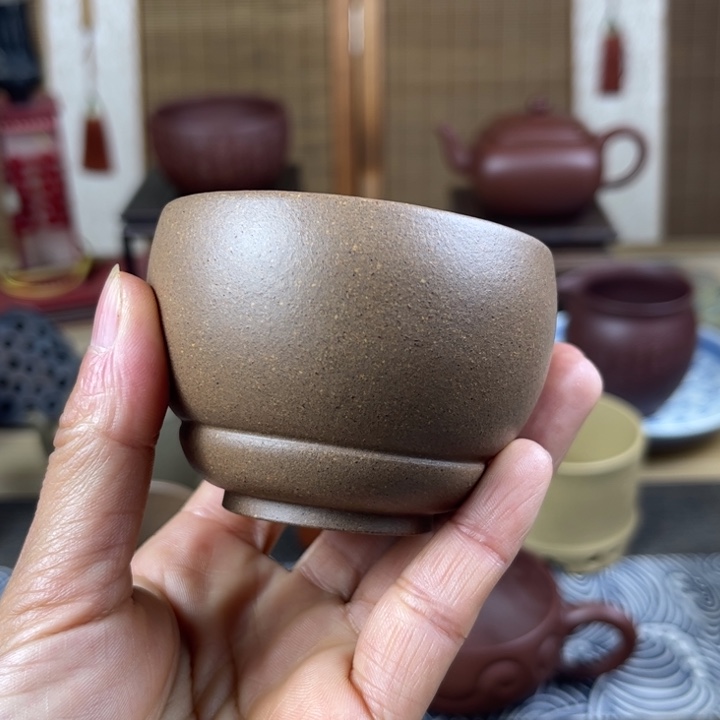 紫砂茶壶主人杯容量100