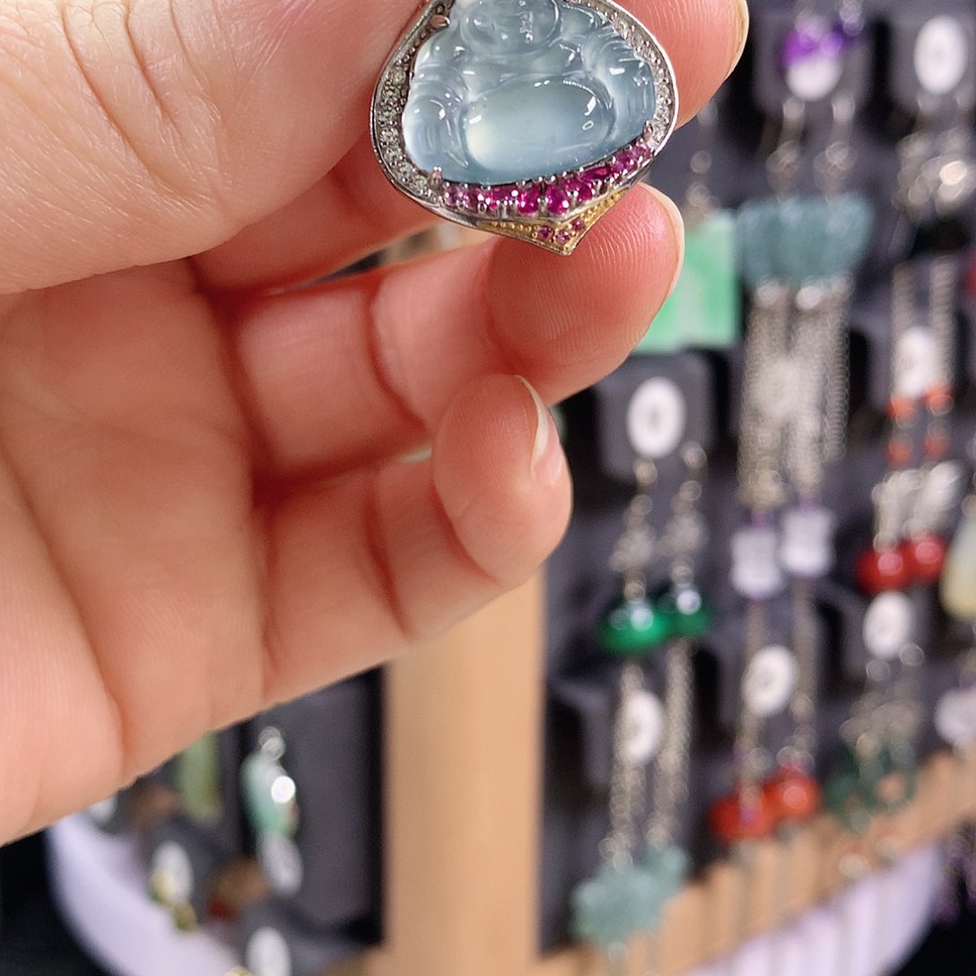 翡翠银S925镶嵌颈饰✨***✨精美