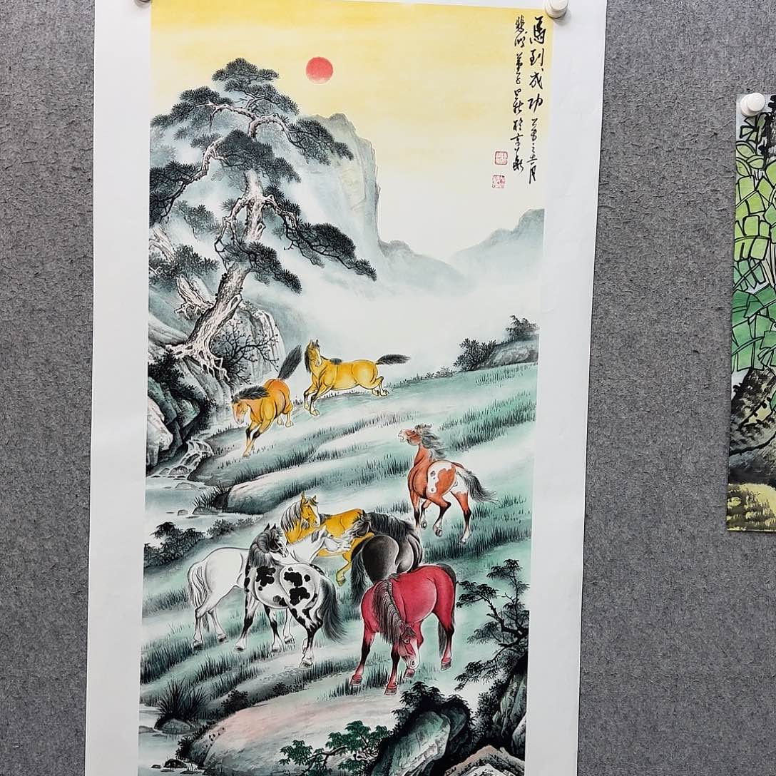 书法书法作品多次参加