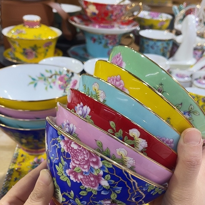 珐琅景德镇陶瓷瓷碗