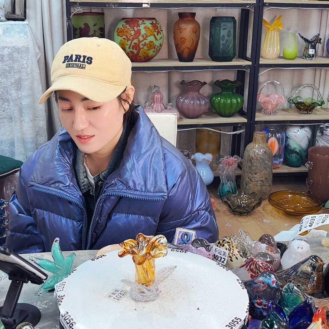 烛台花不完美家悦琉璃工艺品