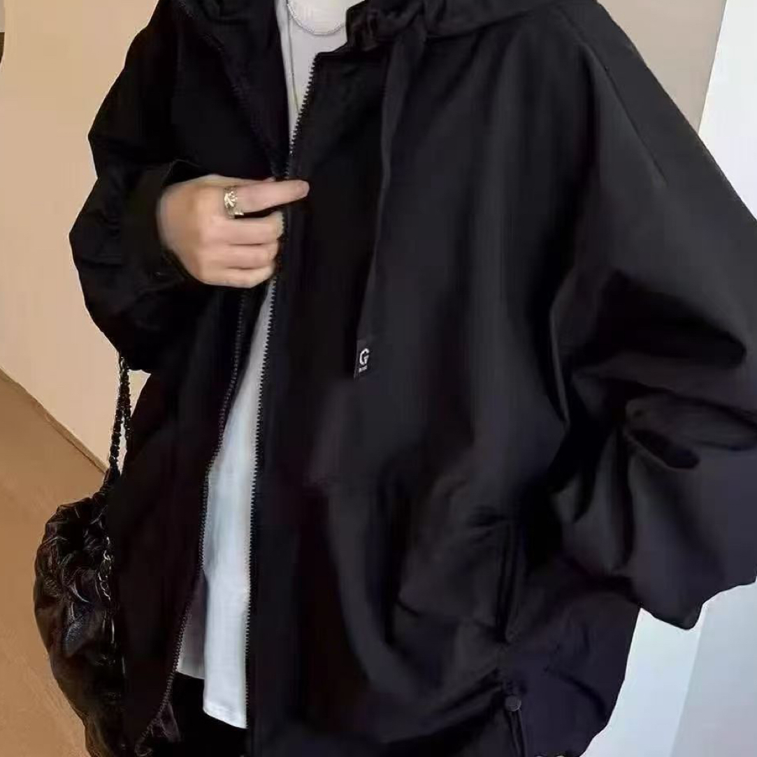 连帽休闲款短外套