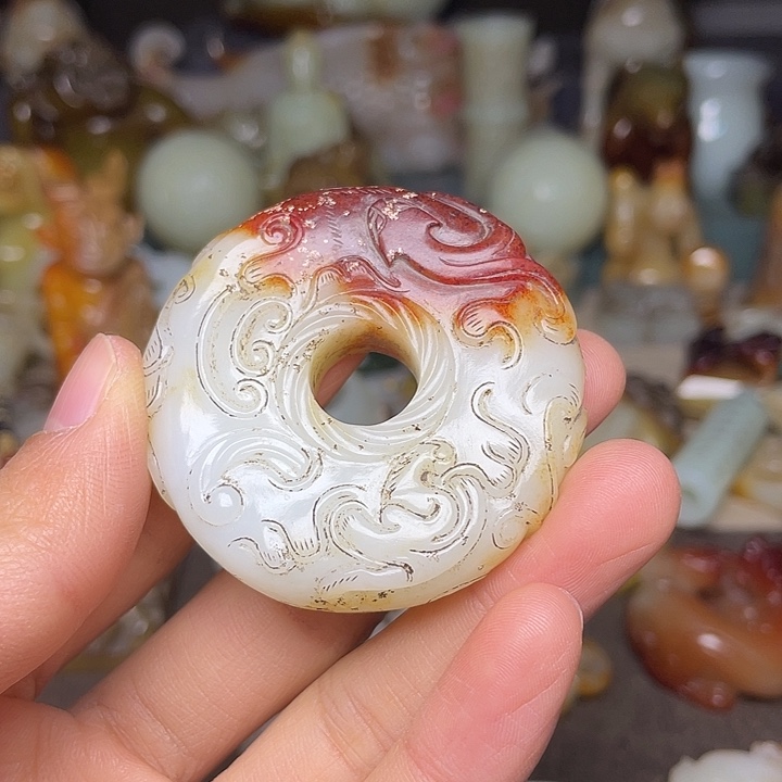 六***顺和田玉未镶嵌挂件