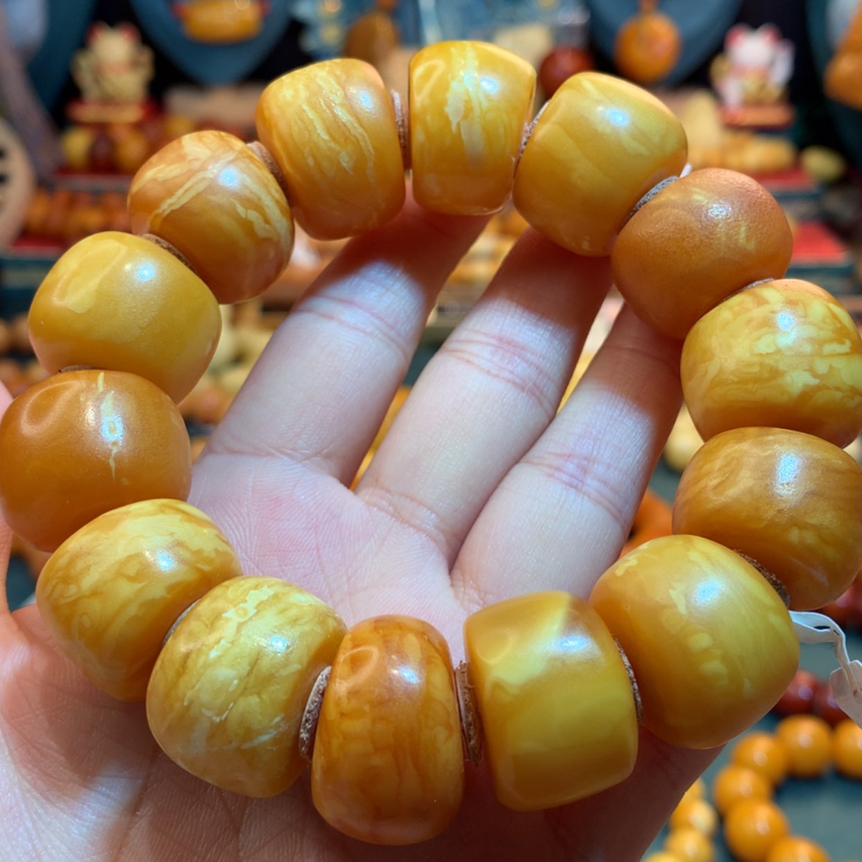 【闪购商品】蜜蜡手串未镶嵌蜜蜡手串