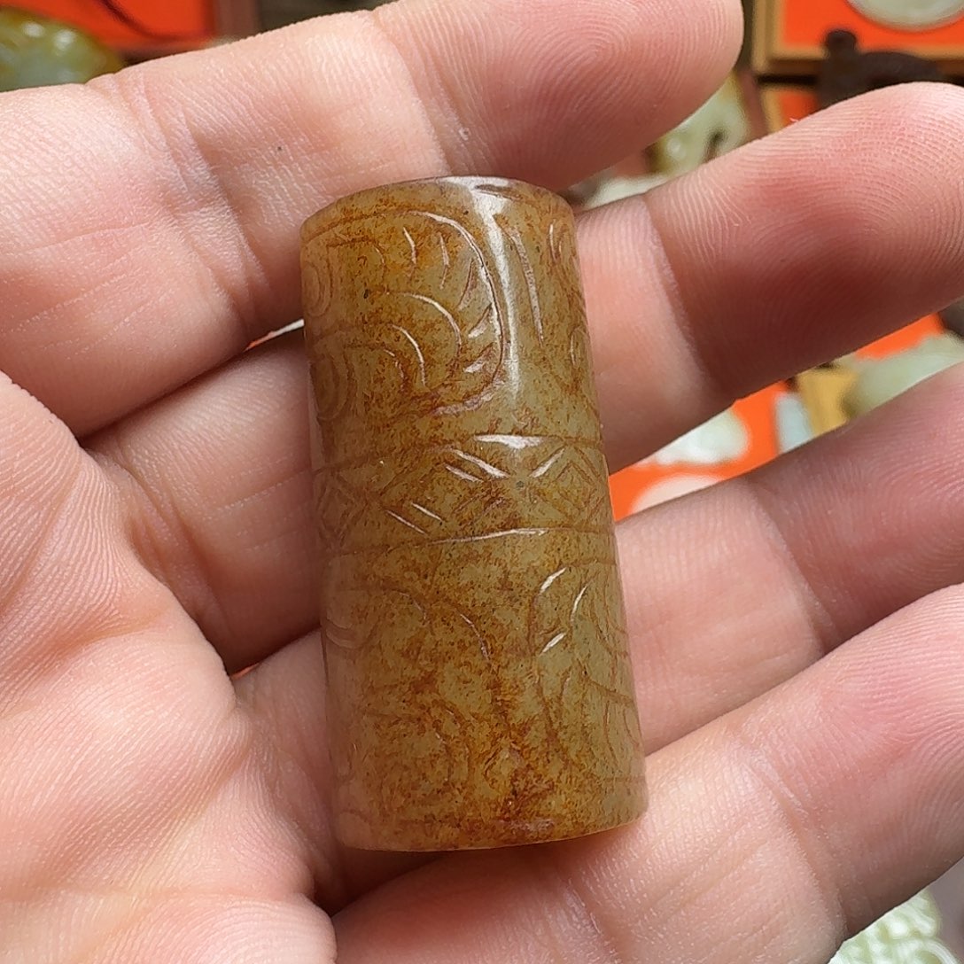 石***转和田玉（糖玉）未镶嵌挂件