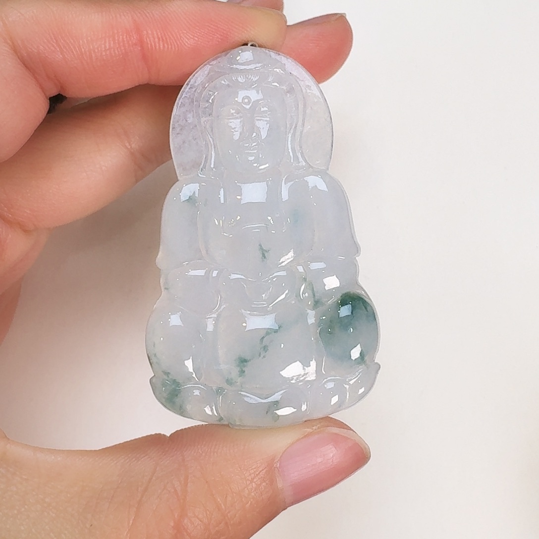 翡翠颈饰未镶嵌观音