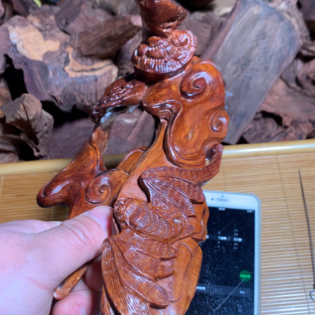 鱼***k黄花梨/降香黄檀手串回血三哥的海南黄花梨老料