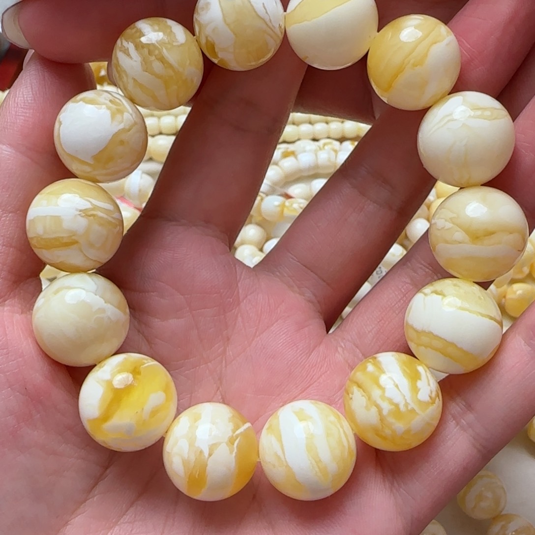 琥珀手链未镶嵌D****n蜜蜡