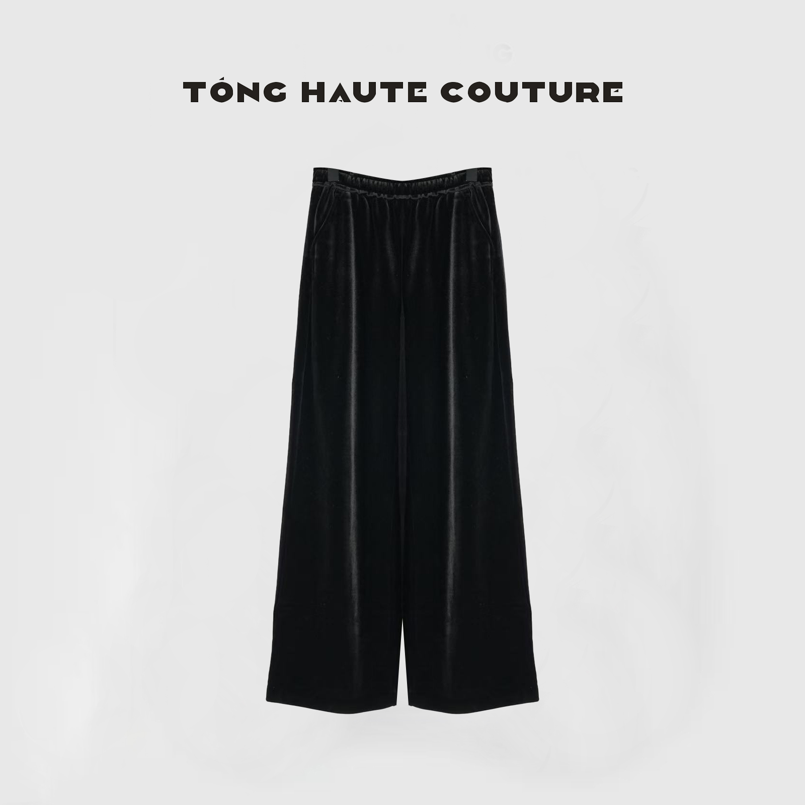 【茹梦】冬季定制面料百搭高级感加绒丝绒休闲裤 YK156