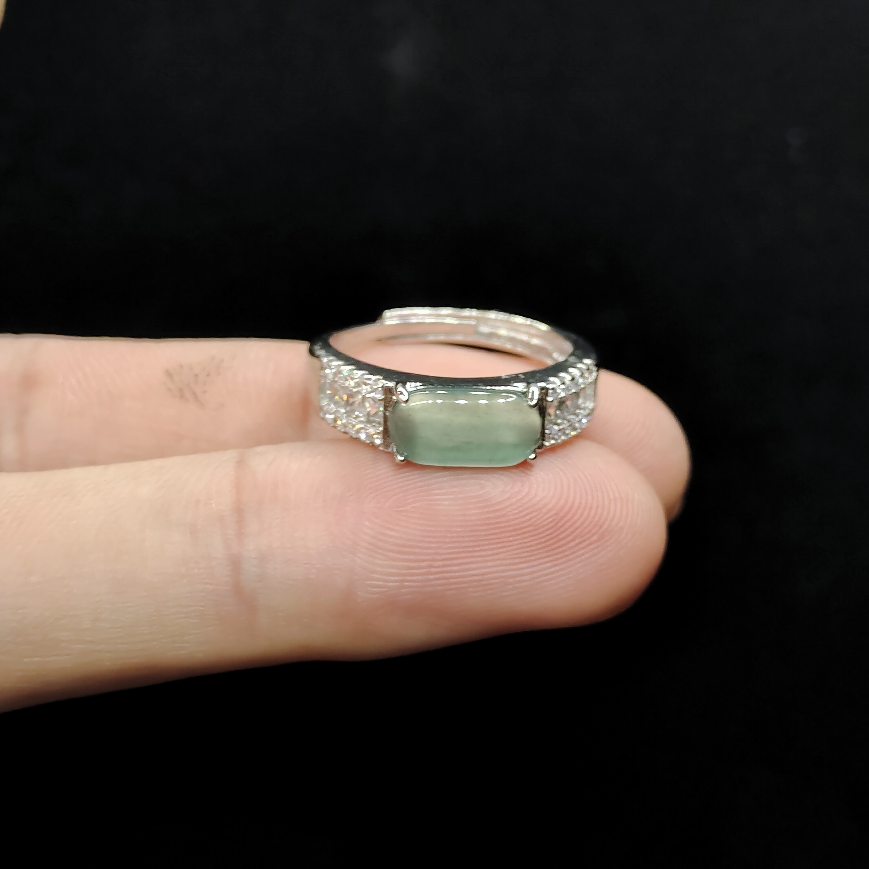 【康康严选】翡翠马鞍戒指TC1【多样性发其一】约9-4mm