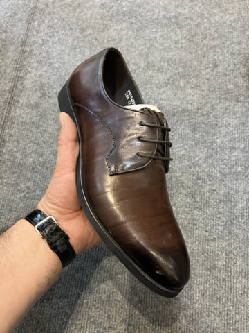 商务休闲鞋休闲风尖头休闲皮鞋时尚牛津鞋商务男士系带