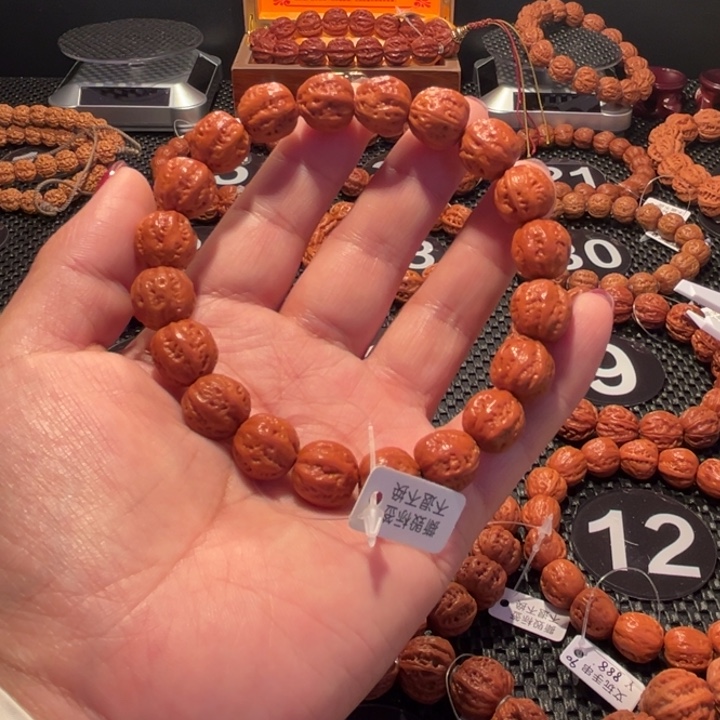 文玩核桃手串福核桃手串1.3尺寸全品