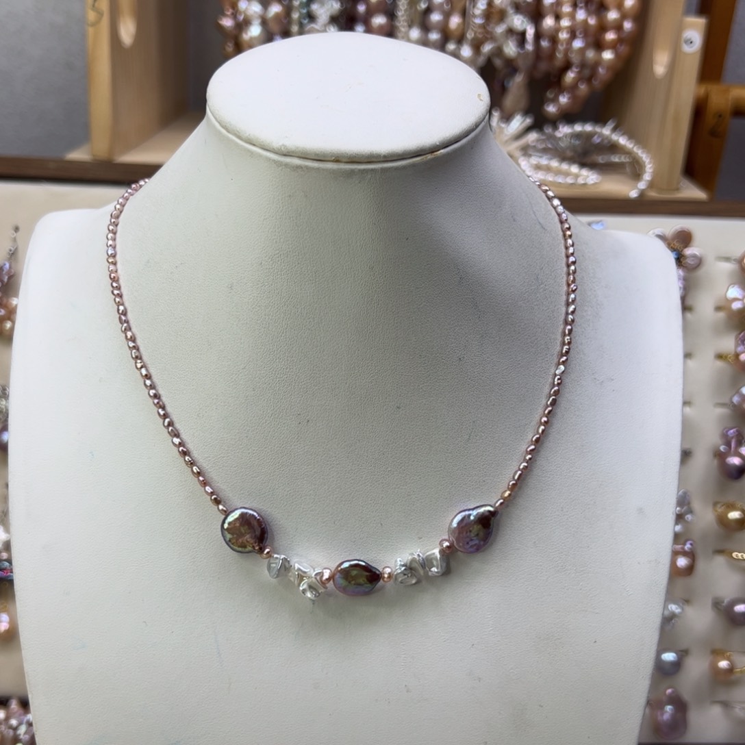 合金手绳淡水珍珠