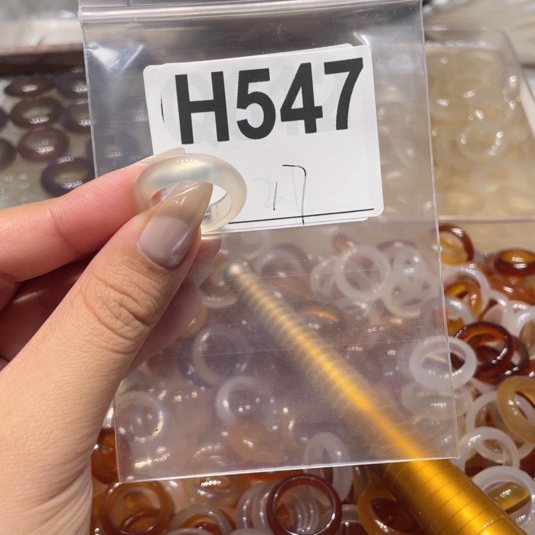 玛瑙/玉髓未镶嵌戒指547