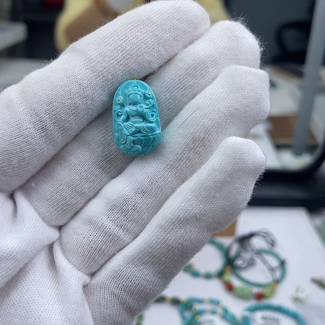 绿松石未镶嵌珠宝奇石