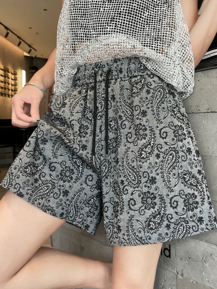 裤子短裤休闲夏季外穿阔腿薄款宽松