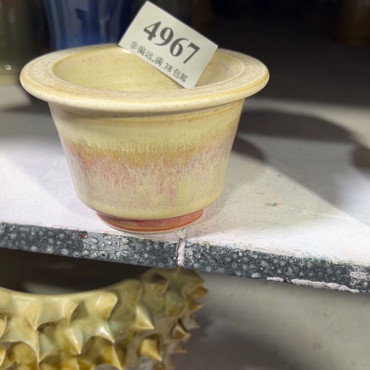 口6 手工花盆满30包邮