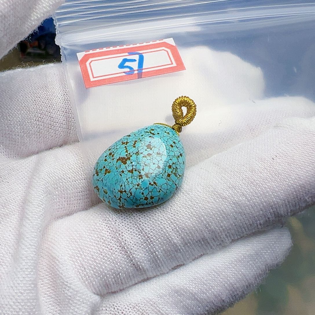 绿松石珠宝奇石未镶嵌