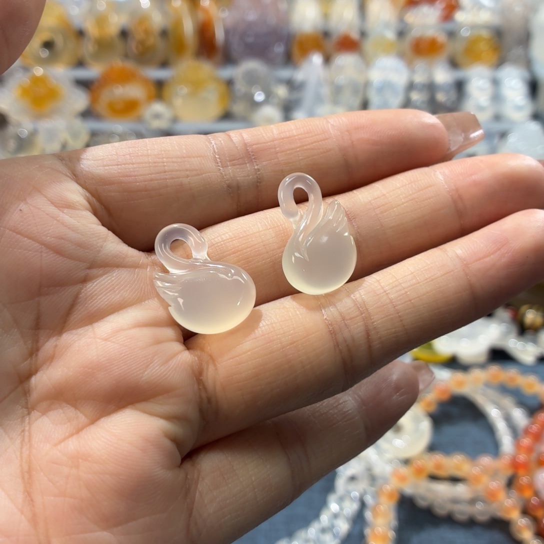 玛瑙/玉髓未镶嵌吊坠(不含链)