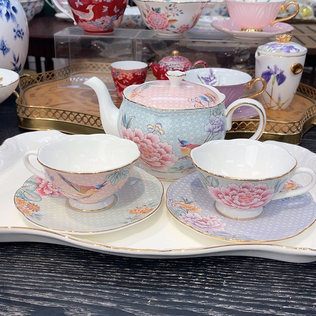 骨瓷一壶2杯碟/////