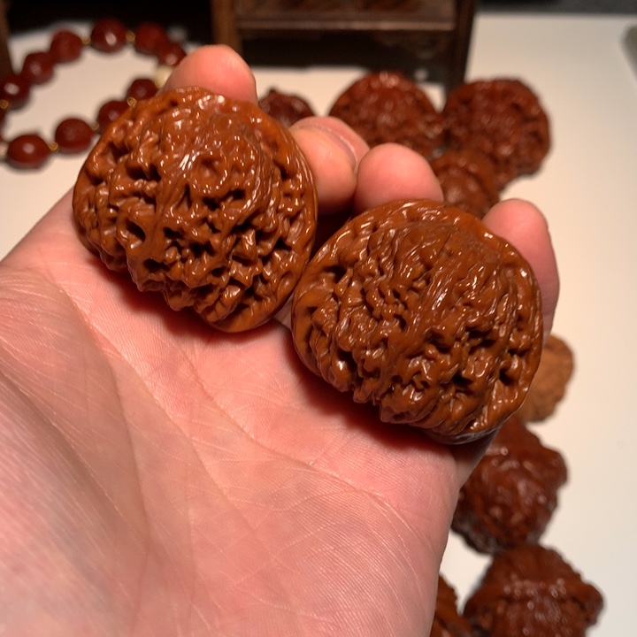 魔***虾桃核吊坠南疆石22WCH#00#