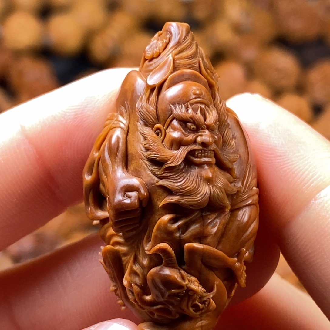 橄榄核手串/手链三*核雕单子