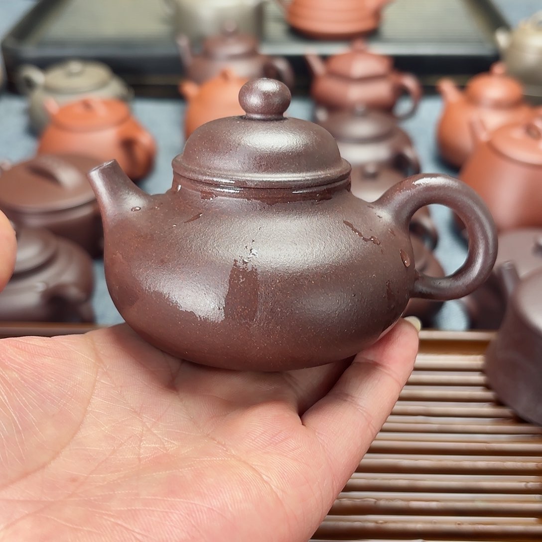 紫砂茶壶全手工容天