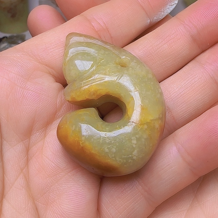 和田玉吊坠(不含链)未镶嵌