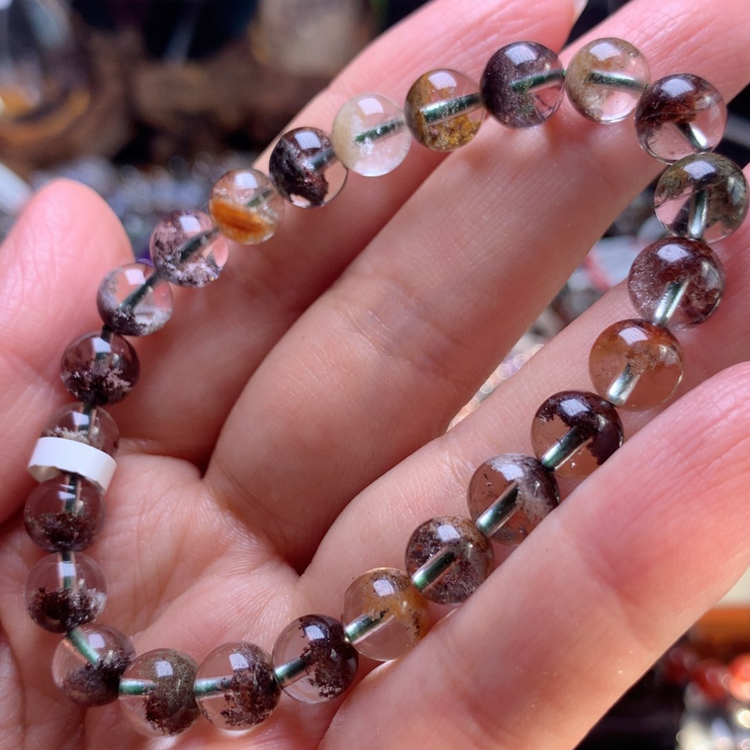 水晶手链未镶嵌瑜*子啦