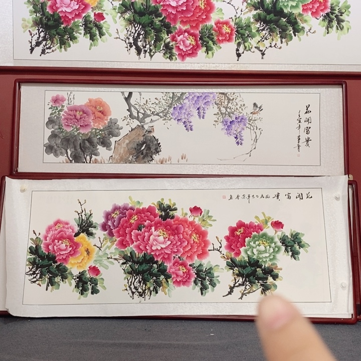 国画215*85尺寸带框包邮送到家