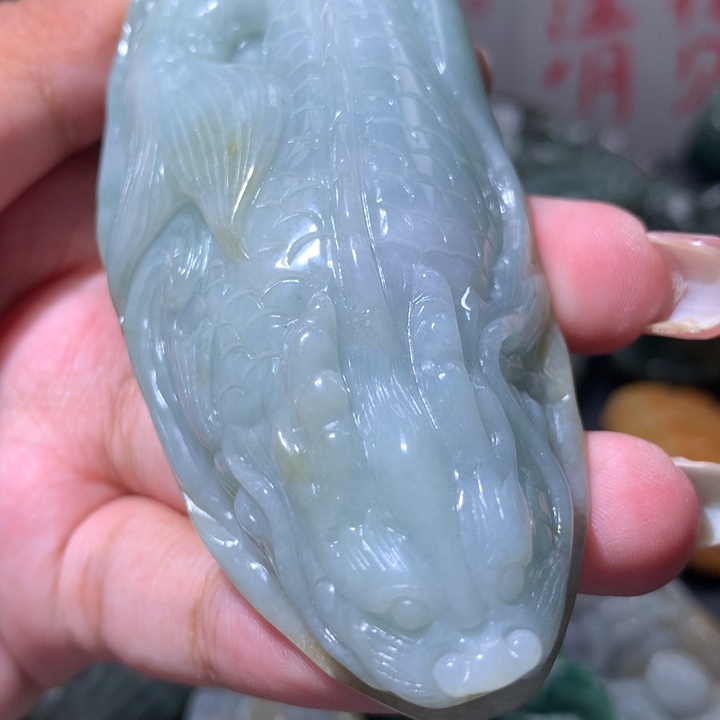 翡翠未镶嵌颈饰保真天然a货翡翠