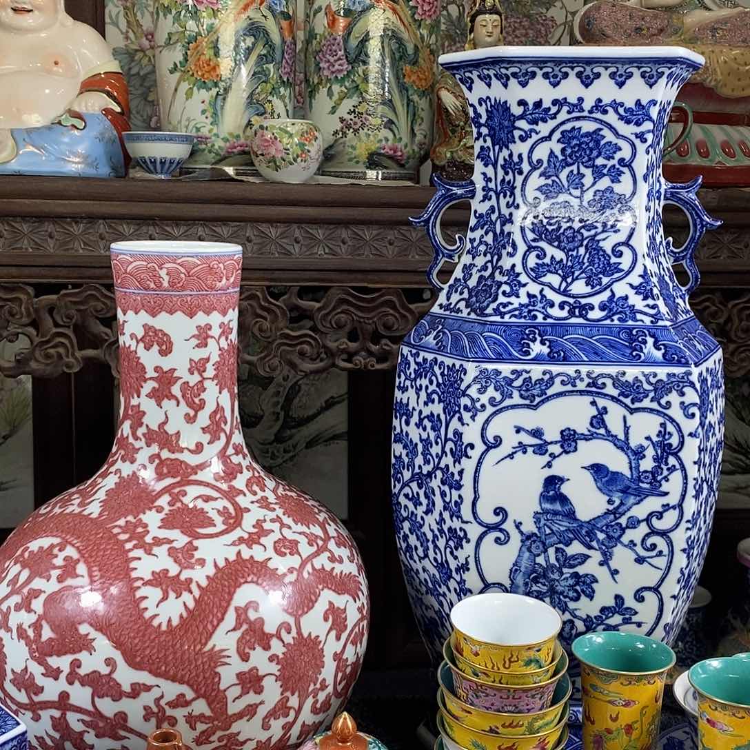 手工手绘陶瓷摆件工艺品