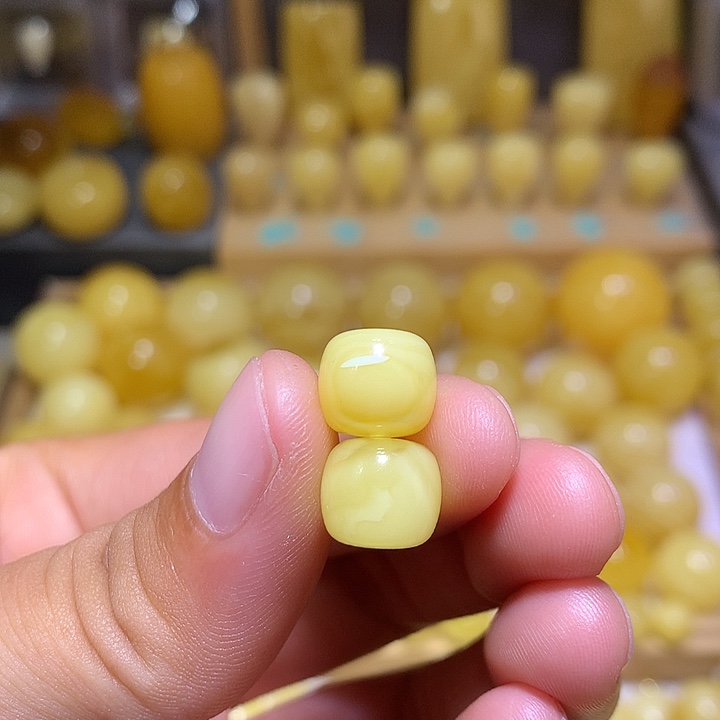裸石蜜蜡未镶嵌天然俄料白花蜜蜡精工老型10