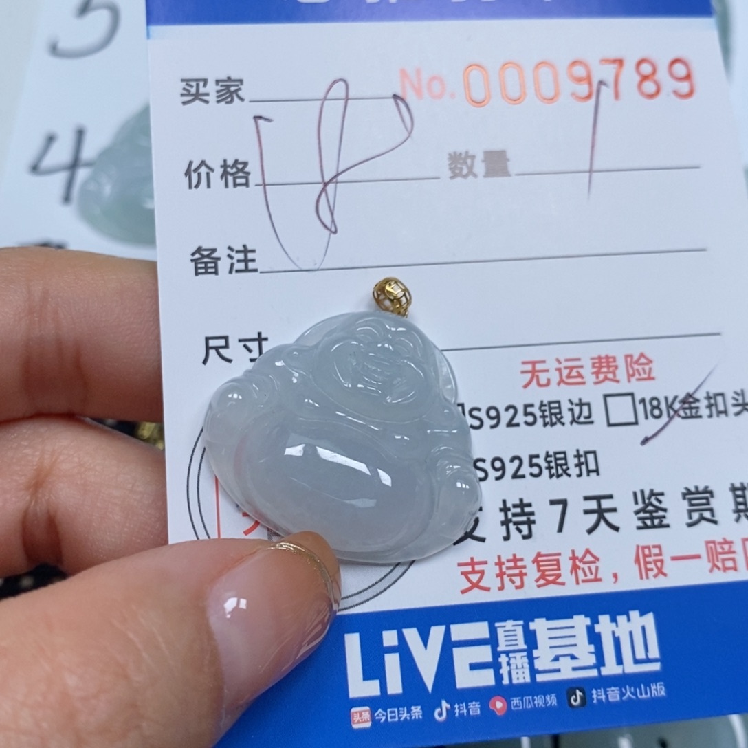 翡翠颈饰未镶嵌天然缅甸翡翠