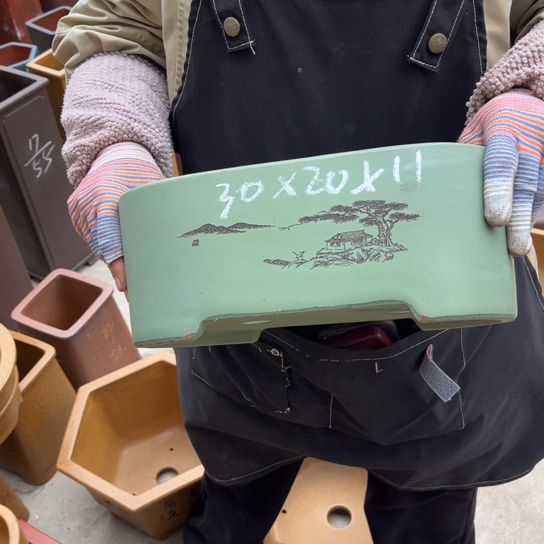 紫砂花盆盆景艺术