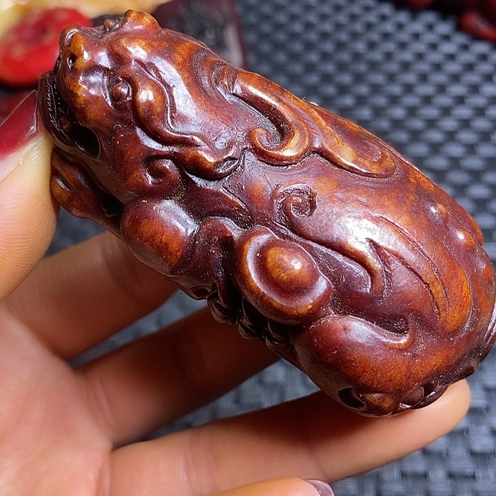 紫金钵盂菩提吊坠