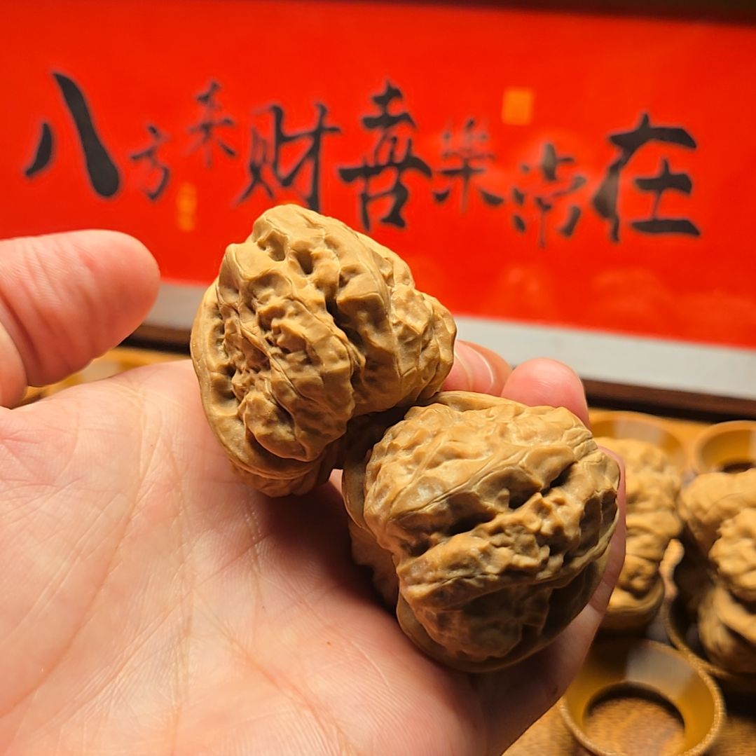 蒲***)吊坠文玩核桃39x43蛤蟆