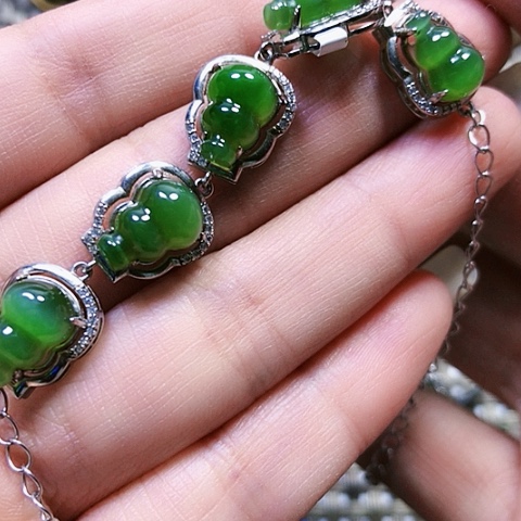 和田玉银S925镶嵌戒指