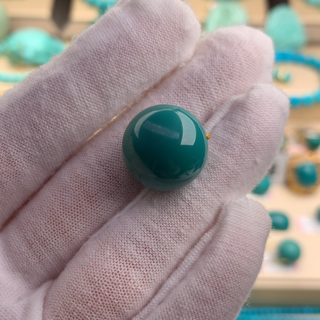 绿松石珠宝奇石未镶嵌15.8