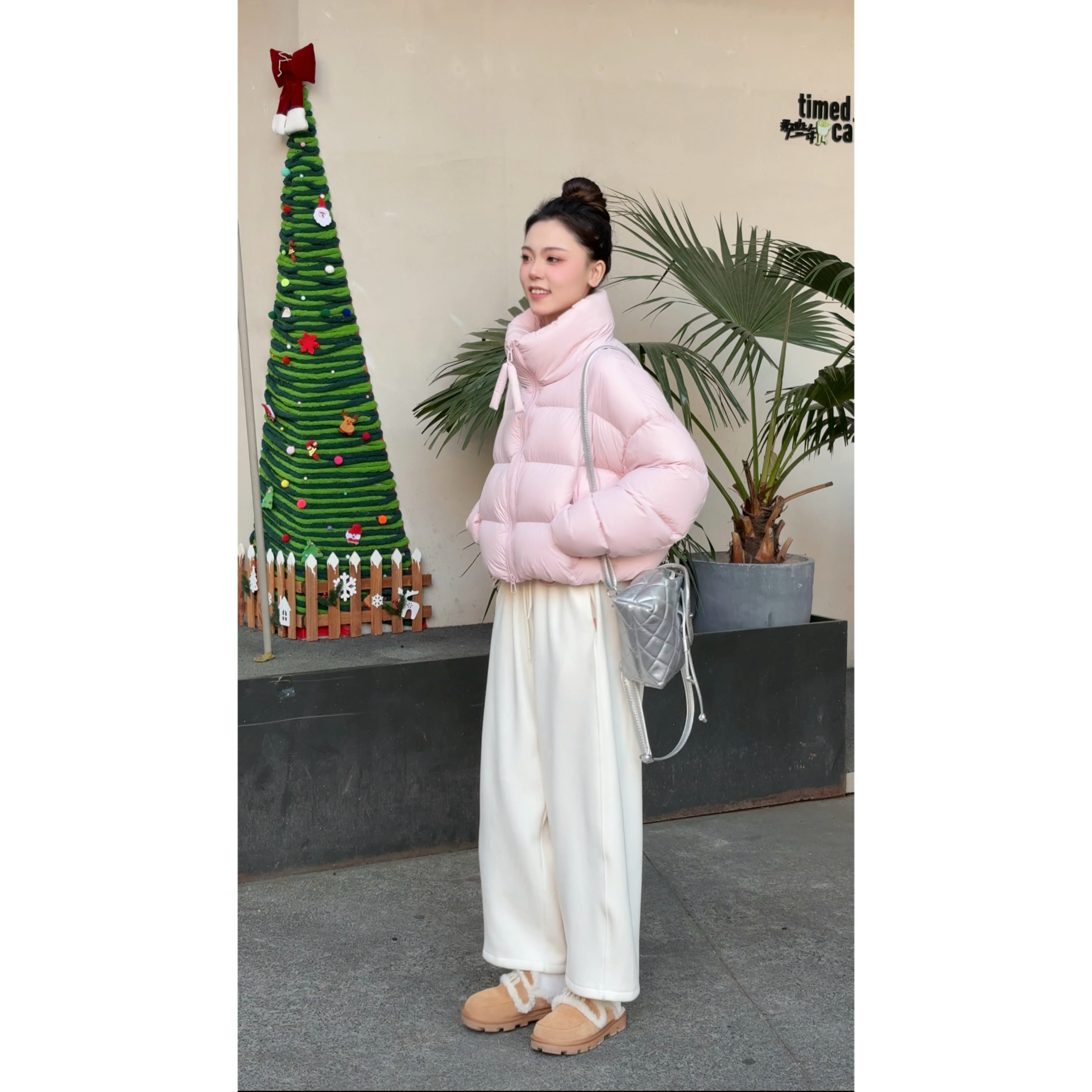 小个子短款羽绒服新款加厚立领宽松百搭白鸭绒时尚冬季外套女