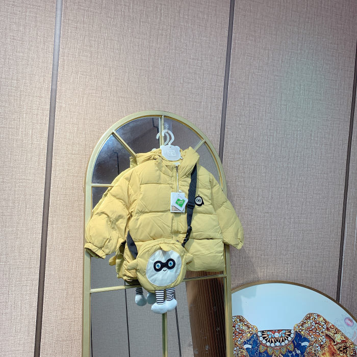 AC541   宝宝黄色防寒上衣外套    冬款