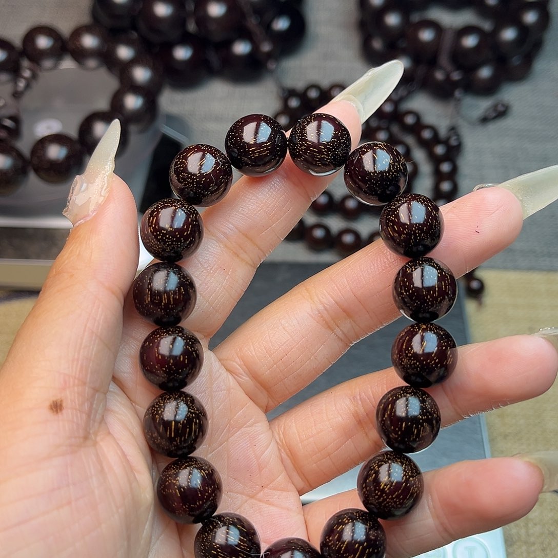 檀香紫檀（小叶紫檀）1.2单圈 爆星